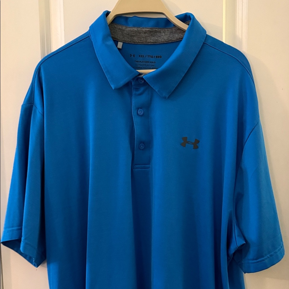 Under Armour Men's Vibrant Blue Polo Shirt